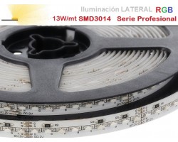 Tira LED 5 mts Flexible 65W 900 Led SMD 3014 Iluminación LATERAL IP20 RGB, serie Profesional